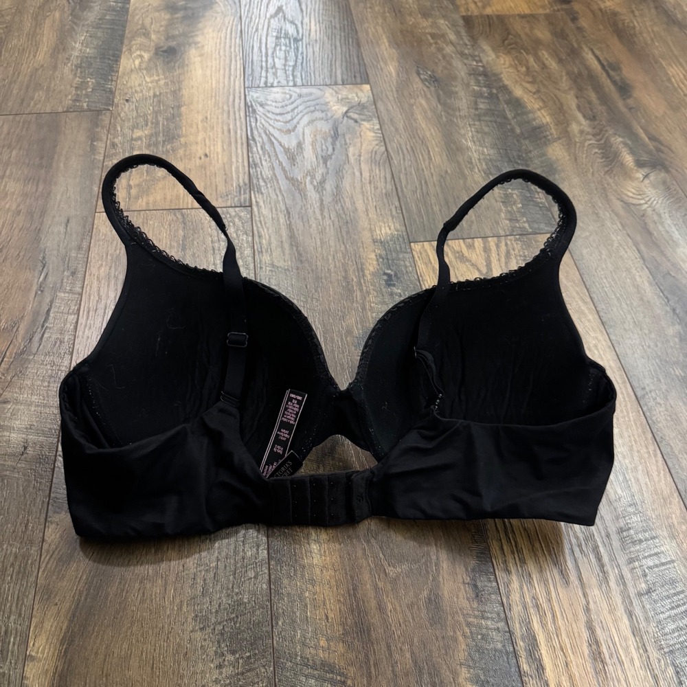 Victoria's Secret Body By Victoria Perfect Shape Bra Black 38D Underwire T-Shirt - Picture 8 of 8